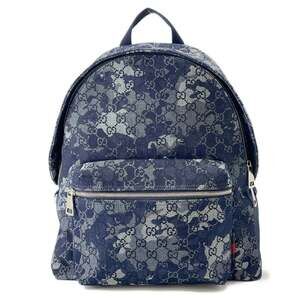 Gucci GG Denim Large Backpack 849008 GUCCI Dark Blue